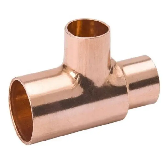 Mueller Streamline W04062 Tee Fitting 1 Inch x 1/2 Inch x 3/4 Inch