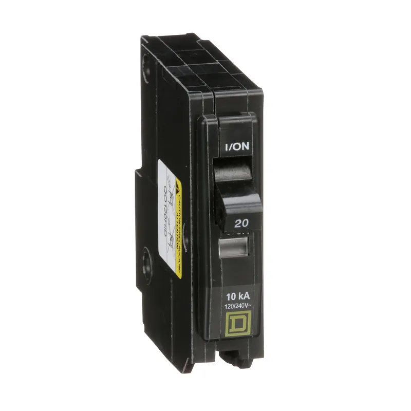 Square D QO120HID QO 20 Amp Miniature Circuit Breaker 120/240 Volt