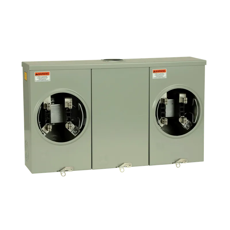 Square D UT2R2122B meter socket 200 amp ganged