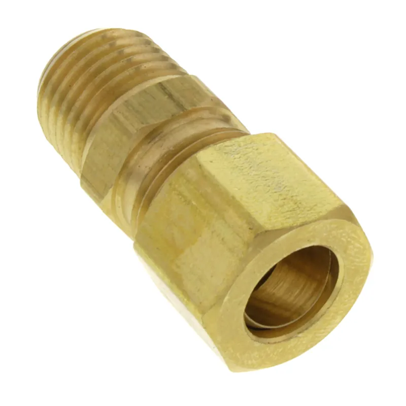 Bluefin BCM038-025 3/8 inches OD x 1/4 inches MIP Brass Compression Connector (Lead Free)