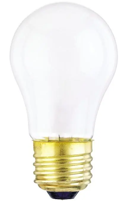 Westinghouse 450400 A15 Incandescent Appliance 40W Frost E26 (Medium) Base 2-Pack