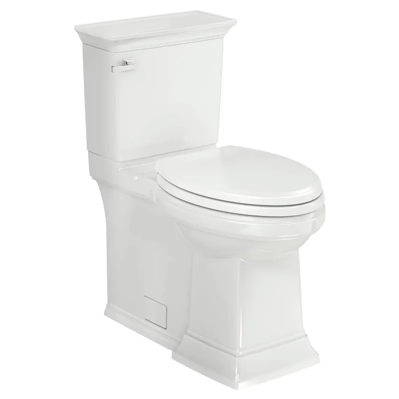 American Standard 281AA104.020 Town Square S 1.28 gpf Elongated Floor Mount Two Piece Toilet