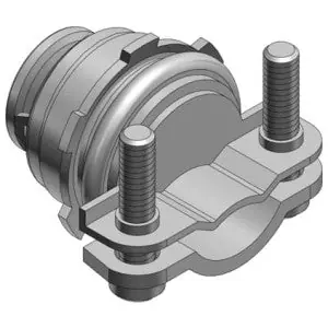 T&B 3312-TB 2scr Flex Conn 1/2 Inch