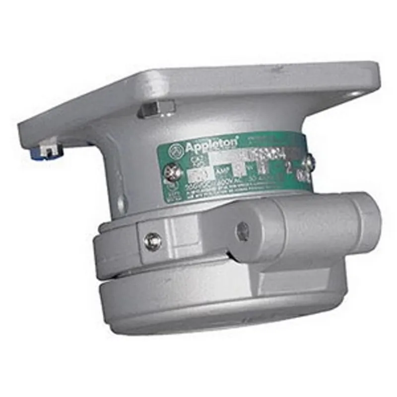 Appleton ADR3044 Powertite Grounding Style 1 Polarized Receptacle 30 Amp, 600 Volt AC/250 Volt DC, 4-Pole, 4-Wire