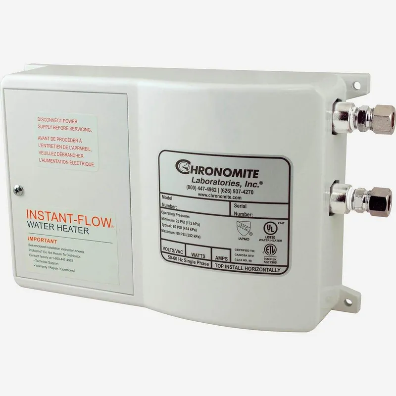 Chronomite SR-15L/120 Instant-Flow SR-Low Flow Electric Tankless Water Heater, 1800-Watt