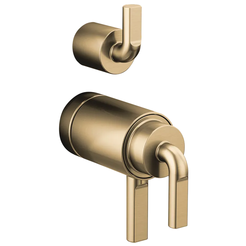 Brizo HL7539-GL Litze TempAssure Thermostatic Valve with Integrated Diverter Notch Lever Handle Kit