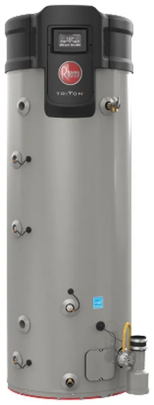 Rheem 700589 Water Commercial Triton Light Duty High Efficiency 50 Gal. 100K BTU ULN Natural Gas Power Direct Vent Tank Water Heater