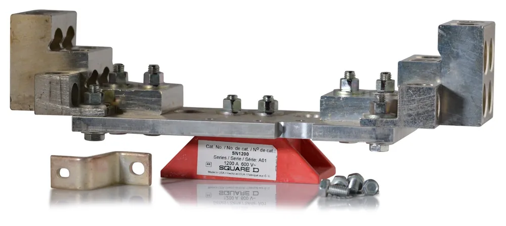 Square D SN1200 Safety Switch Accessory, Heavy Duty, Solid Neutral Assembly Kit, Powerpact M/P, 250A to 1200A