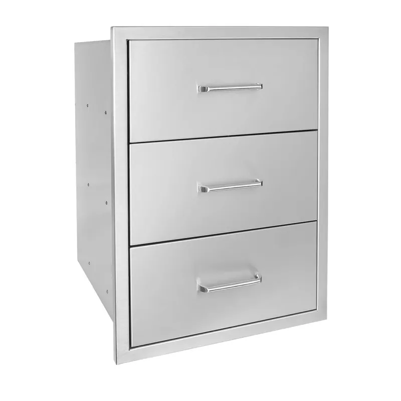 Wildfire Outdoor Living WFTDW1926-SS 19 X 26 Triple Drawer