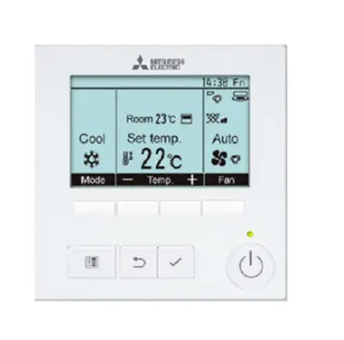 Mitsubishi Electric PAR-43MAAUB Deluxe Wired MA Remote Controller