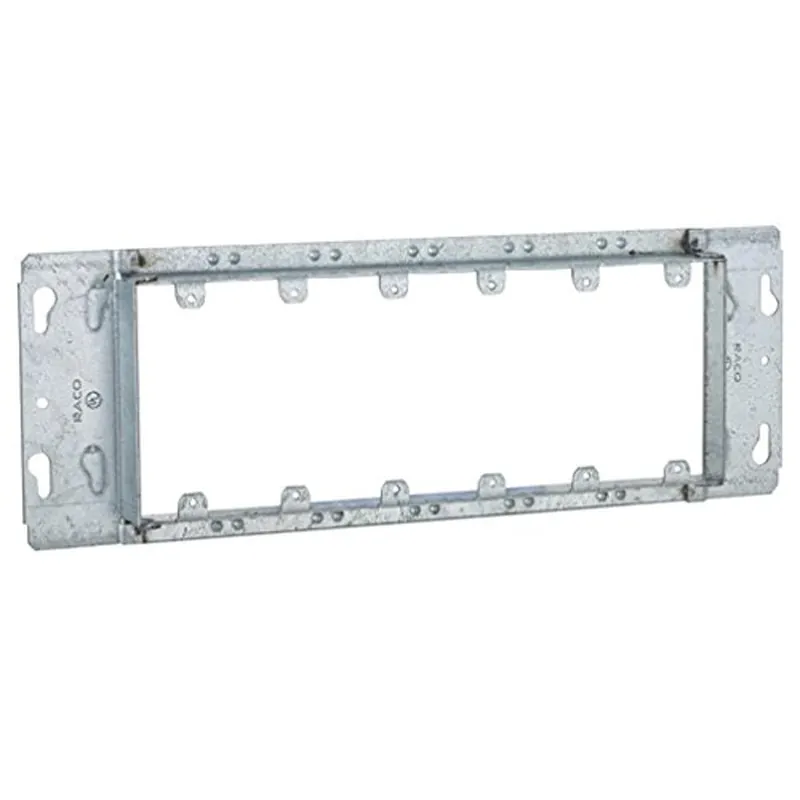 Raco 825 Device Covers for Gang Boxes - Raised 3/4 In., 6-Gang, 14-5/16 In. Width