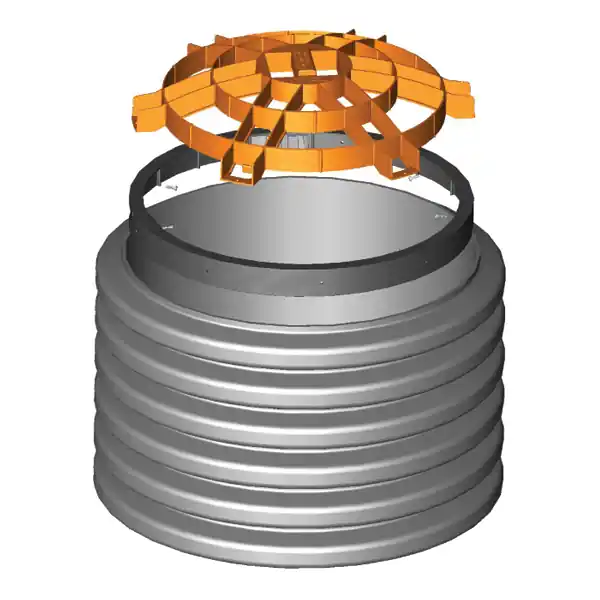Polylok 3008-RSSPIPE Child Safety Grate (For PVC Ribbed Pipe & HDPE