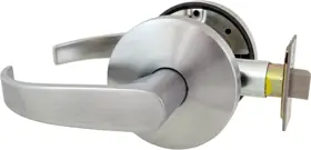 Falcon Lock W101SQUA626-2 3/4 BS Passage Quantum Lever, Non-Keyed, Medium Duty, Cylindrical Lock, Springlatch, ANSI Strike, 2-3/4 inches Backset