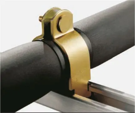 Hydra-Zorb 728412 Insulation Clamp, 4-1/8 inches OD x 1 inches Wall, 7-Series for Elastomeric