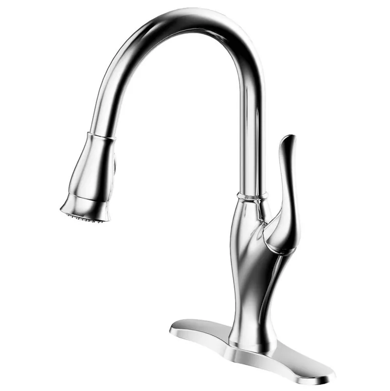 Compass Manufacturing 192-6465 Majestic Single Handle Kitchen Faucet
