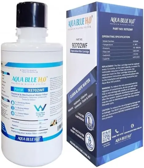 Aquablue H2O 93702WF Zip Generic Replacement Water Filter Cartridge