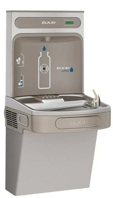 Elkay 94902745916 EZS8WSLK Bottle Filling Station with Single ADA Cooler, Non-Filtered, 8 GPH, Light Gray Granite
