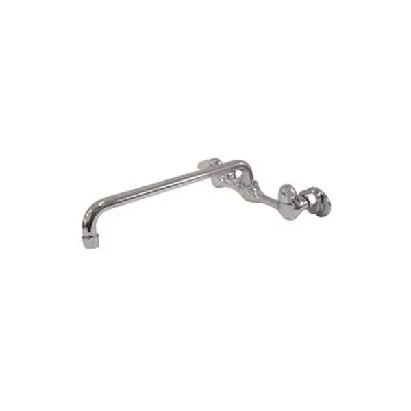 Kingston Brass KF100 8-Inch Centerset Wall Mount Tublar Spout Kitchen Faucet