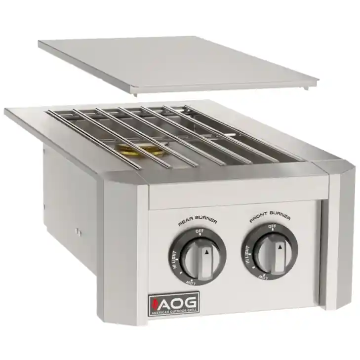 American Outdoor Grill AOG2SBT Double Side Burner T Series 25,000 BTU