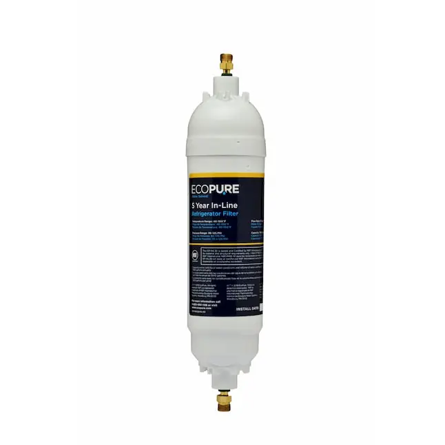 Ecopure EPINL30 5 Year in-Line Refrigerator Filter Universal