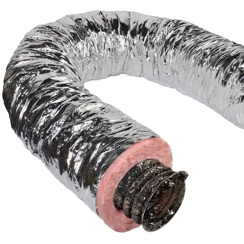 Majestic ID6 Insulated Flex Duct for Outside Air Chimney Kit (Two 42-Inch Sections Included)