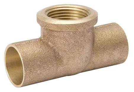 Mueller Streamline A02673NL Tee Fitting 1-1/2 Inch x 1-1/2 Inch x 3/4 Inch