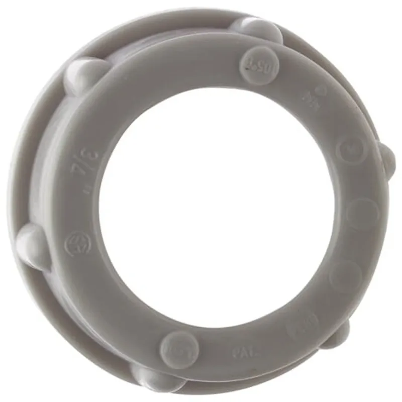 Iberville BG802L Insulated Ground Bushing 3/4 Inch For Use with Rigid/IMC Conduit
