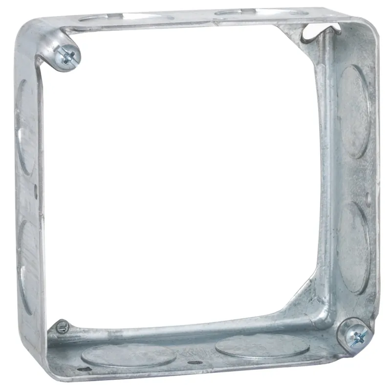Raco 202 4 inches Square Extension Ring 1-1/2 inches Deep 3/4 inches KO
