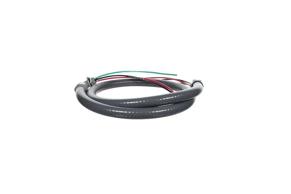 Diversitech 6124NMSP Whip 1/2 Inch x 4 Foot Non-Metallic Liquid-Tight #10 THHN