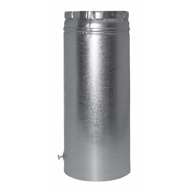 Duravent 10BV18A Duravent 10 inches Round B-Vent 18 inches Adjustable Length Pipe