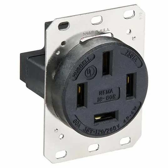 Wiring HBL7301A Rcpt Nema18-60r