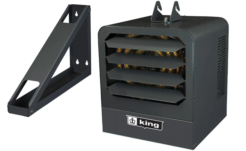 King Electric KB4807-3MP-T-B2 KB Unit Heater 480V 7.5kW 1-3 Ph W/Sp Stat & Bracket