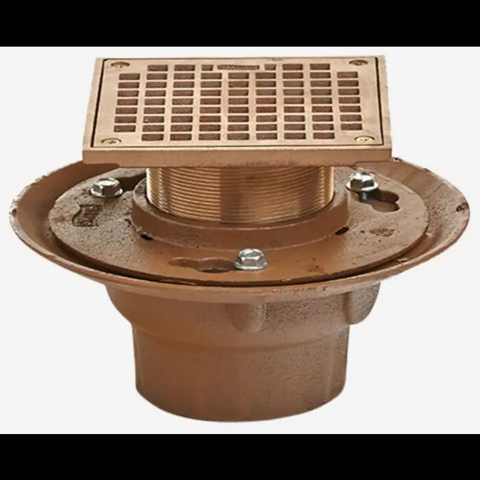 Jr Smith 2005Y04-A05NB-P050 4 inches Y 2005 W/(-a05nb)5 inches Nb Strainer W/(-p050) .5 inches Tpc Floor Drain