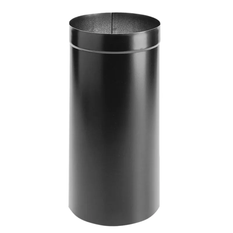 Duravent 6DBK-ADOR DuraBlack Stove Pipe Oval to Round Adapter