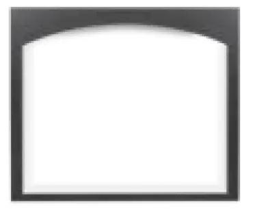 Napoleon Hearth WEX36BK Whitney Front for 36 Inch Elevation X Direct Vent Fireplaces