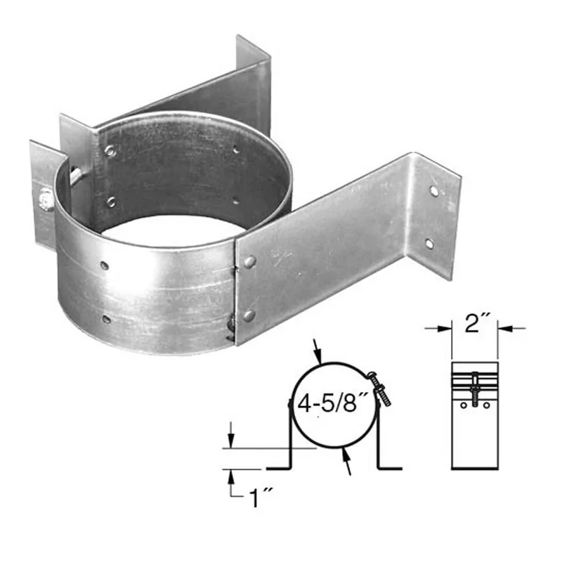 Duravent 4PVP-WS PelletVent Pro Wall Strap 4 inch