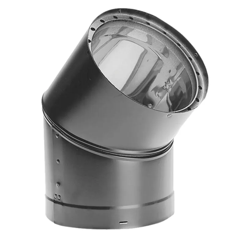 Duravent 8DVL-E45 DVL Stove Pipe 45 degree elbow