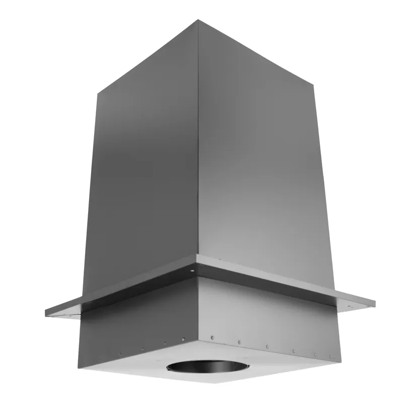 Duravent 8DP-CS24 DuraPlus Class A Chimney Pipe 18.25 inches Square Ceiling Support Box