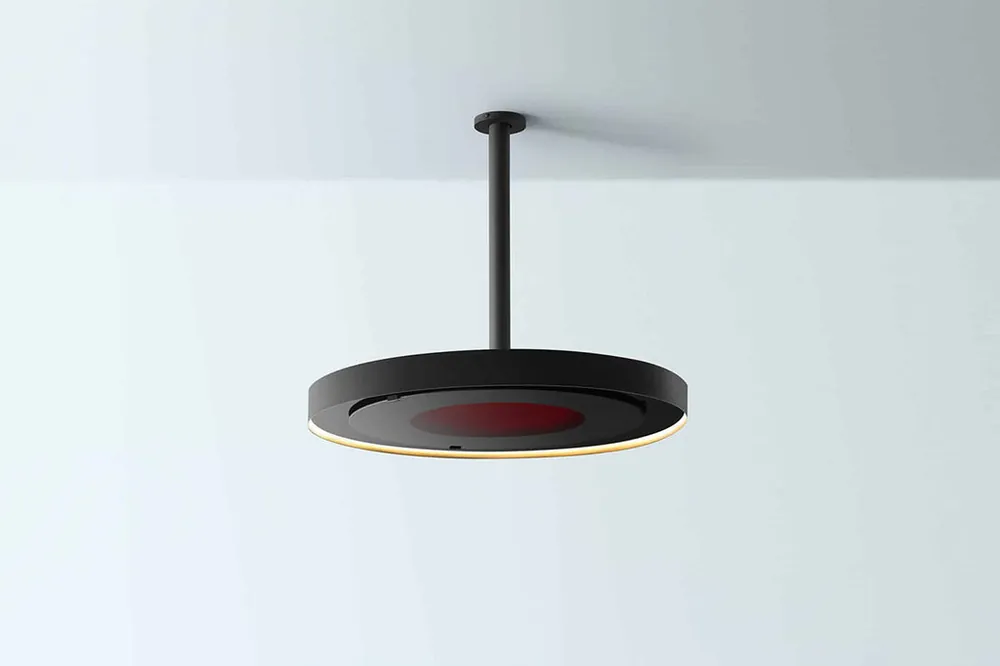 Bromic Heating BH3230002 Eclipse Smart-Heat Outdoor Electric Heater 24" Straight Pole