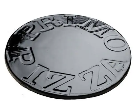 Primo PG00338 Glazed Ceramic 15 inches Pizza & Baking Stone PG00338