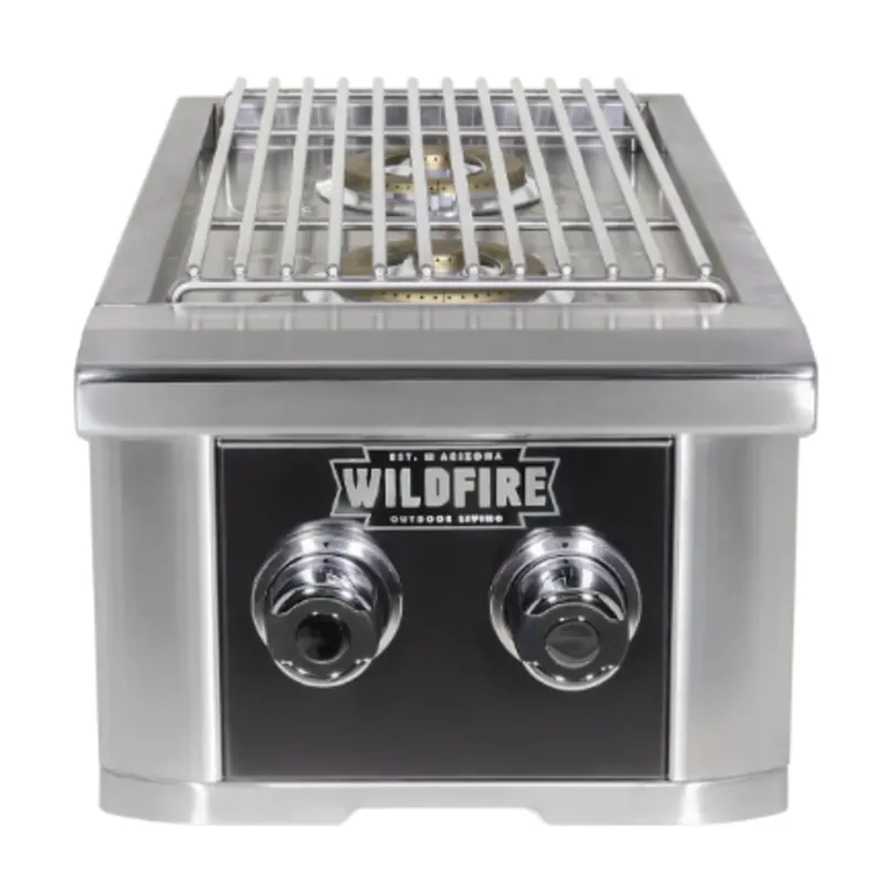 Wildfire Outdoor Living WFDBLSBRN-BSS-LP Ranch Pro Double Side Burner 30000 BTU