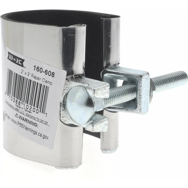 Mueller Industries 160-608 B & K Pipe Repair Clamp Stainless Steel 2 "
