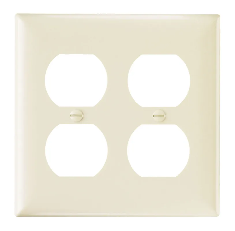 Legrand Pass & Seymour SP82-LA Wall Plate 2 Gang Duplex