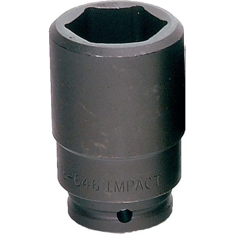 Williams JHW16-654 Socket, 3 1/2 In OAL, SAE, Deep Impact, 3/4 In Dr, 1 11/16 In