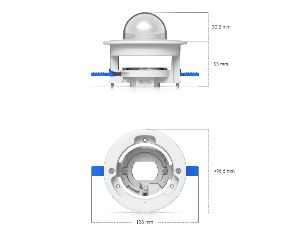 Ubiquiti UACC-G5-DOME-ULTRA-FM-W G5 Dome Ultra Flush Mount