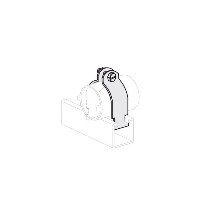 Gregory GC110200ASMBL 2 inches EMT Strut Clamp Pa