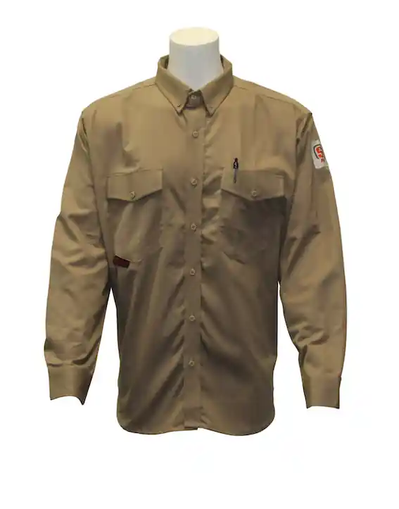Stanco FRCN412-TN-S FR Deluxe Button-Down Collar Shirt 7oz.