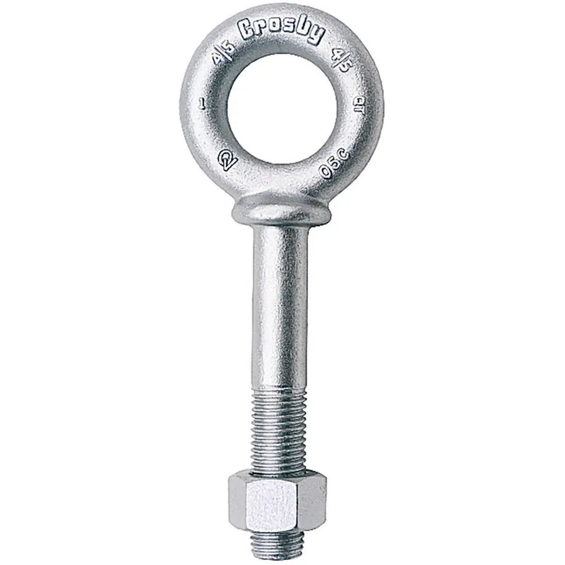 Crosby 1045318 G-277 Eye Bolt With Shoulder Nut 1 in, 9 in L