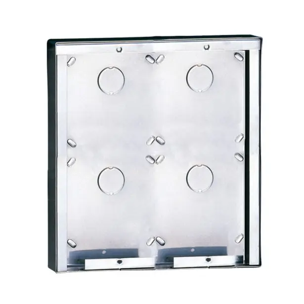 Comelit 3316/4 iKall 4 (2x2) Module Stainless Steel Surface-Mounting Box