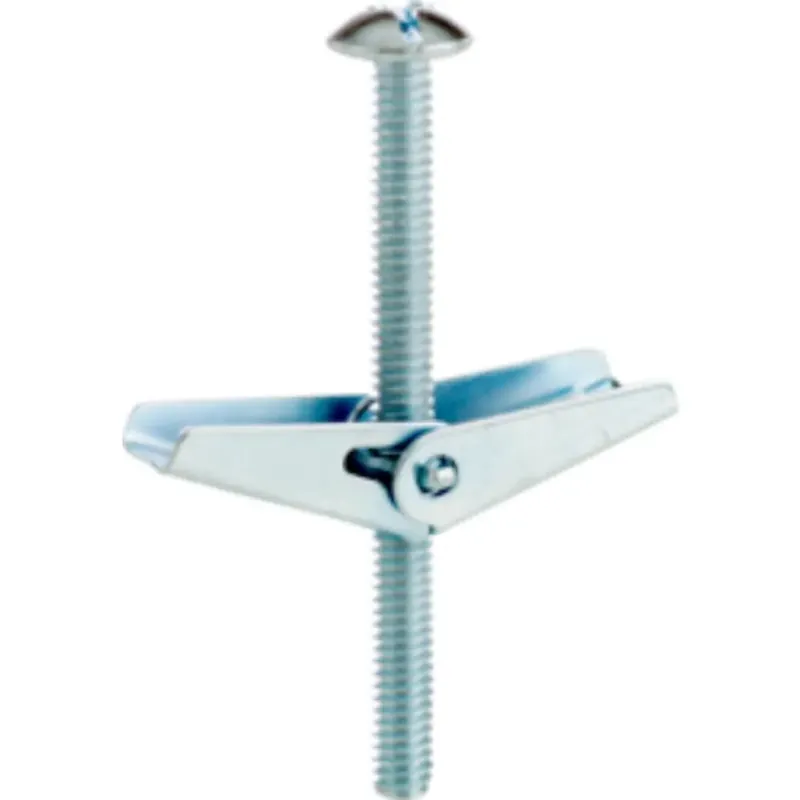 Minerallac 58165J Toggle Bolts and Wings 1/8 x 4 inches (Pack of 100)